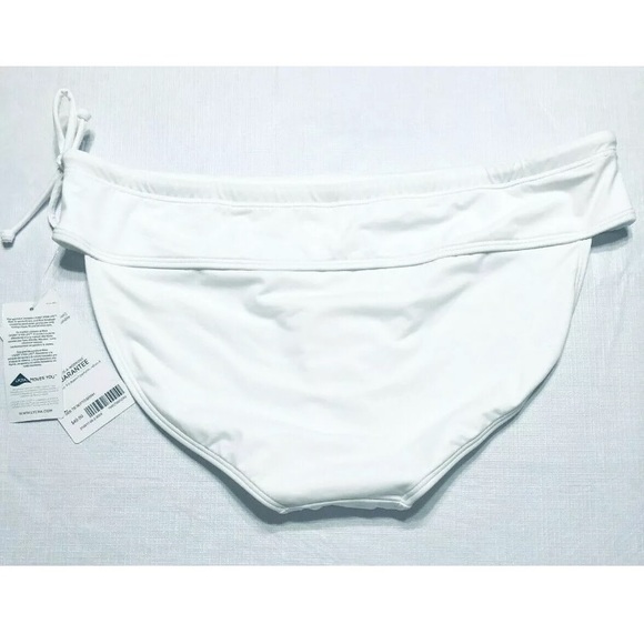 Athleta Side Tie Bikini Swim Bottom White NWT - Picture 6 of 8